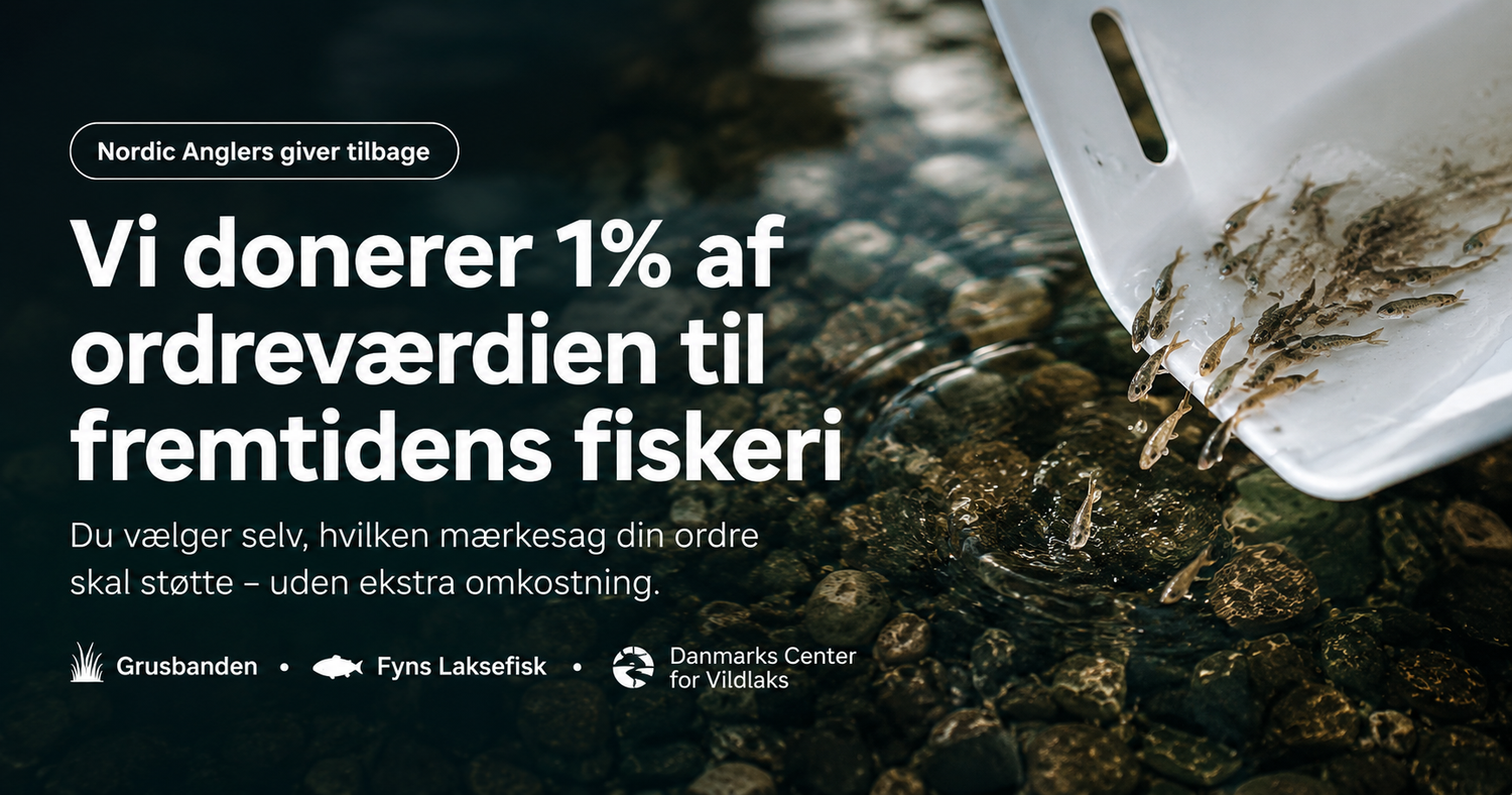 Nordic Anglers donerer 1% til fremtidens fiskeri