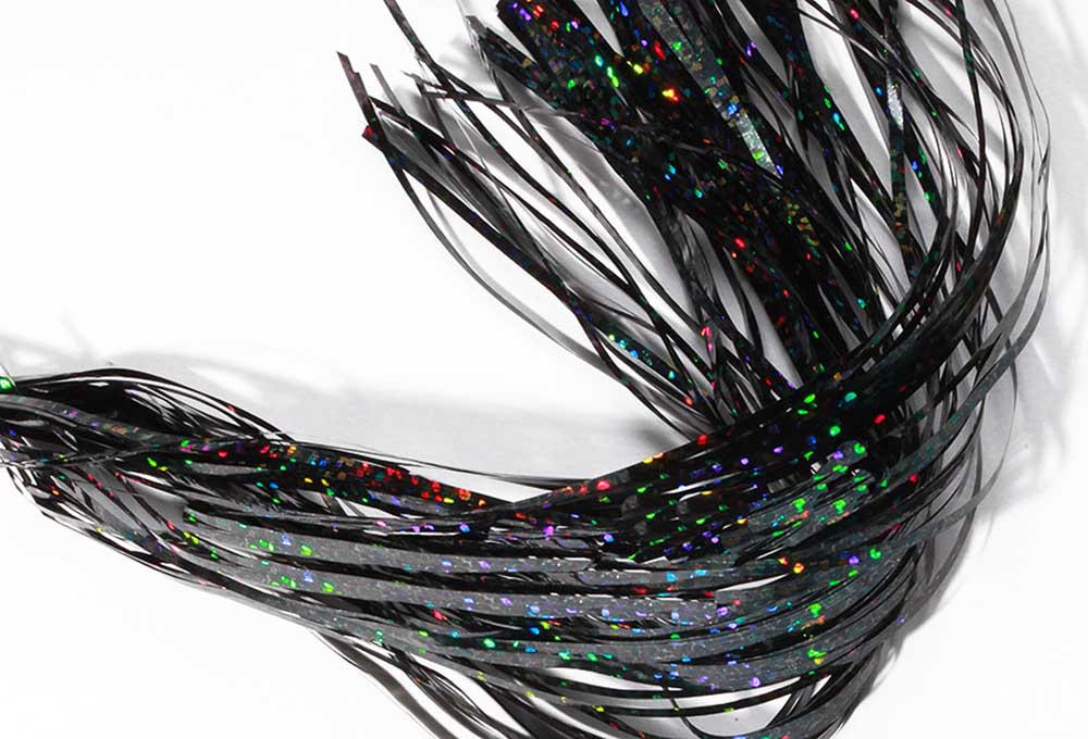 Holo saltwater flash: Bred geddeflash - Black