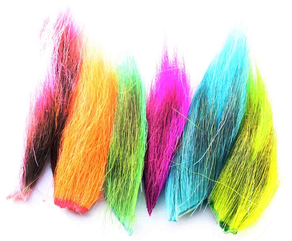 Bucktail Assortment (Piece) - 6 Fluo. colors