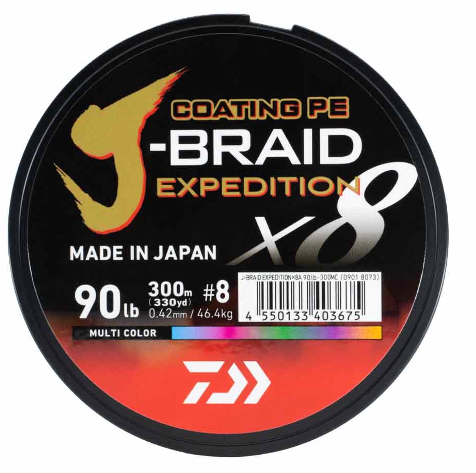 Daiwa J-BRAID EXPEDITION x8 Braid line