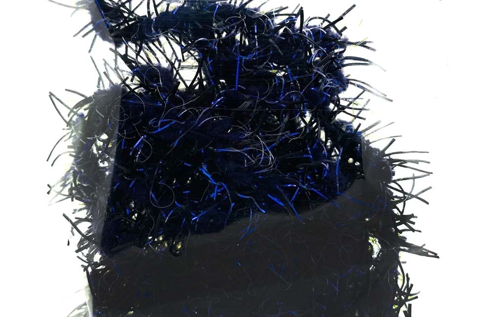 Creeper chenille - UV Black