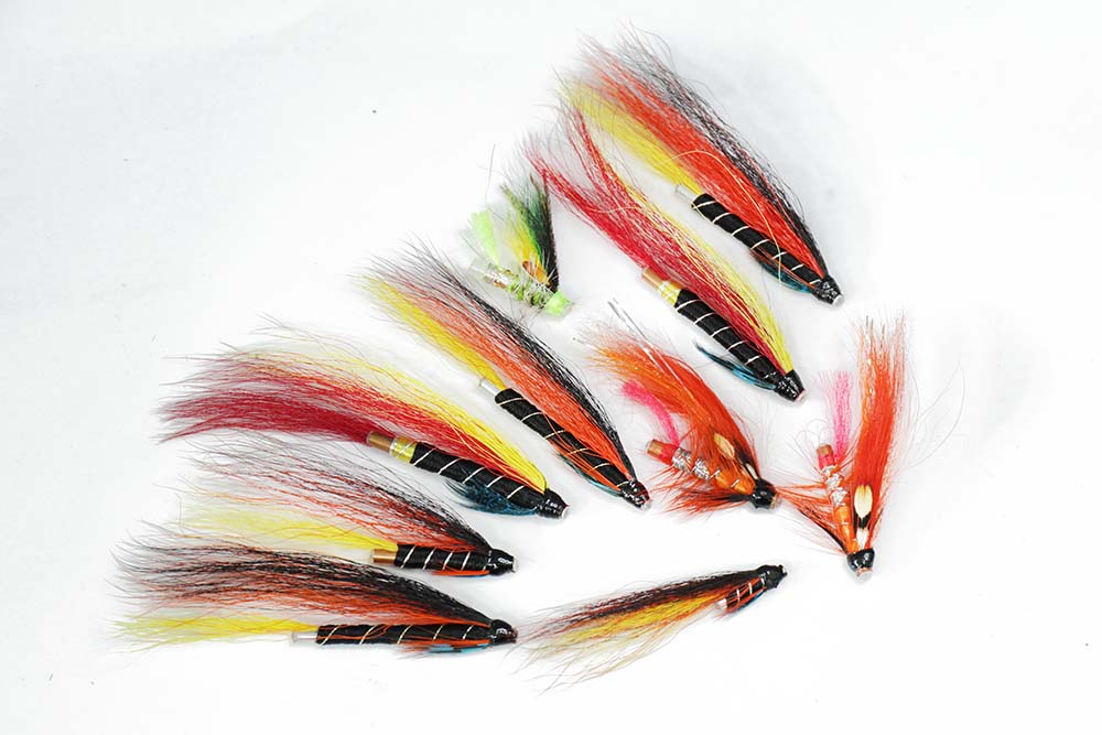 10 mixed wet flies