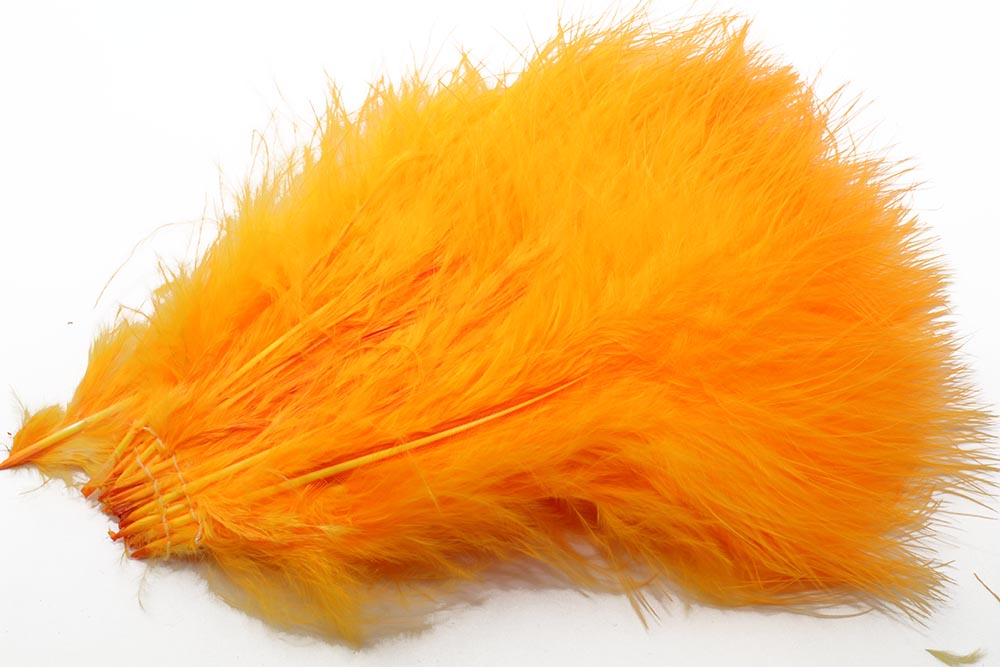 Select Marabou Plumes - Orange