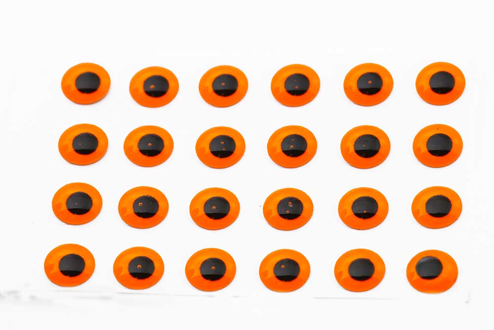 3D Epoxy Eyes - FL. Orange