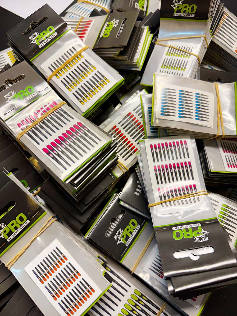 Pro Sportfisher Flexi tube 25/55 kit one of each in all 12 colours