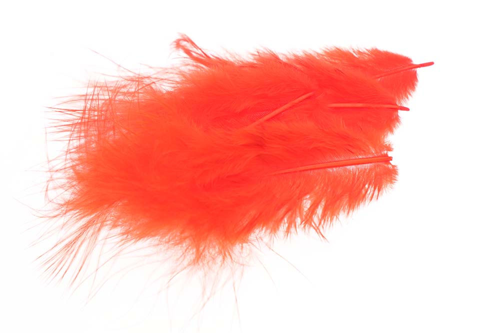 Mini marabou - Fl.Fire Orange