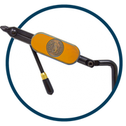 Medallion Series Head Only with Midge Jaws - Orange Ember