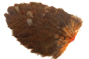 Whiting Coq de leon Hen Saddle - Speckled Burnt Orange