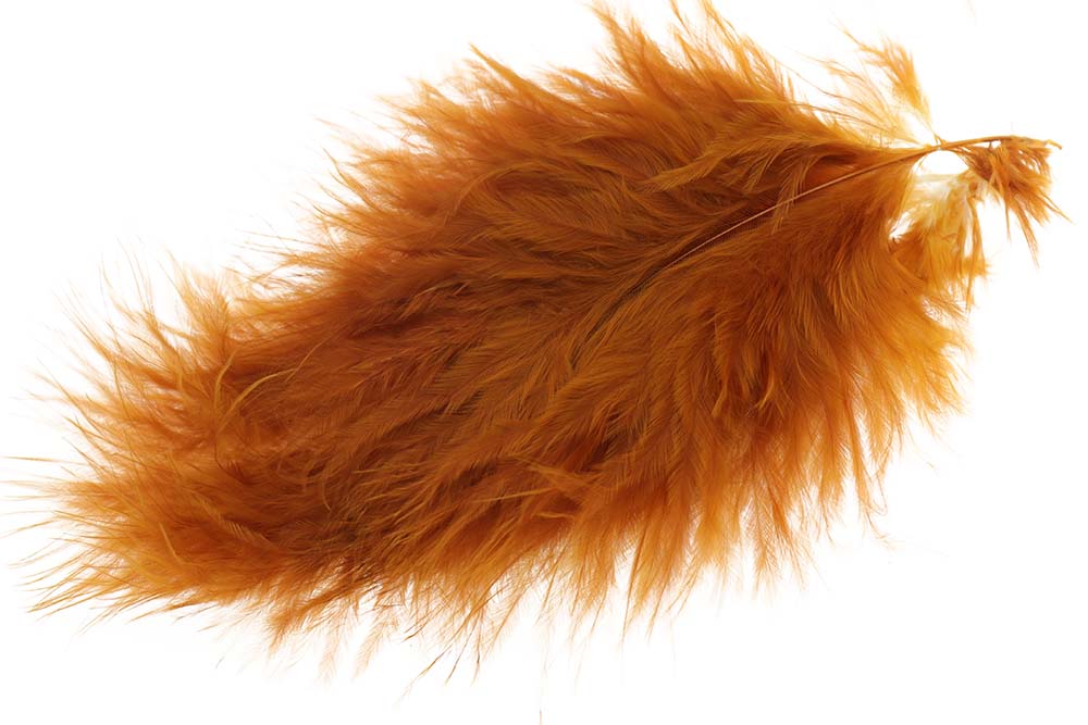 Wolly Bugger Marabou - Golden Brown