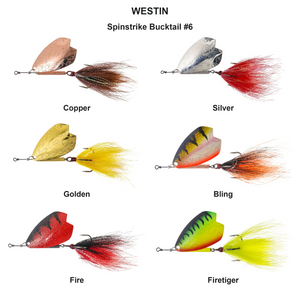 You added <b><u>Spinstrike Bucktail #6</u></b> to basket.