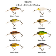 Farveoversigt – Id-Crank 1.5 4.8Cm 8.5G Floating
