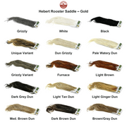 Farveoversigt – Whiting Hebert Rooster Saddle – Gold
