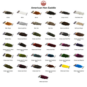 Farveoversigt – Whiting American Hen Saddle