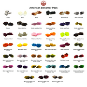 Farveoversigt – Whiting American Streamer Pack