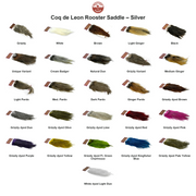 Farveoversigt – Whiting Coq de Leon Rooster Saddle – Silver