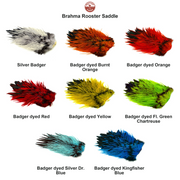 Farveoversigt – Whiting Brahma Rooster Saddle