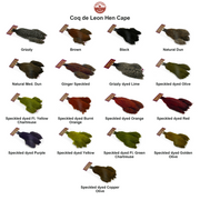 Farveoversigt – Whiting Coq de Leon Hen Cape