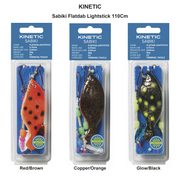 Farveoversigt – Kinetic Sabiki Flatdab Lightstick 110Cm