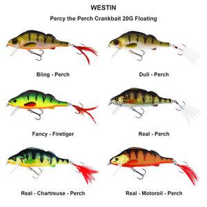 You added <b><u>Percy the Perch Crankbait 20G Floating</u></b> to basket.