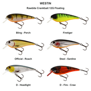 Farveoversigt – Rawbite Crankbait 12G Floating
