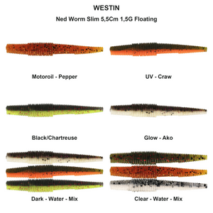 You added <b><u>Ned Worm Slim 5,5Cm 1,5G Floating</u></b> to basket.