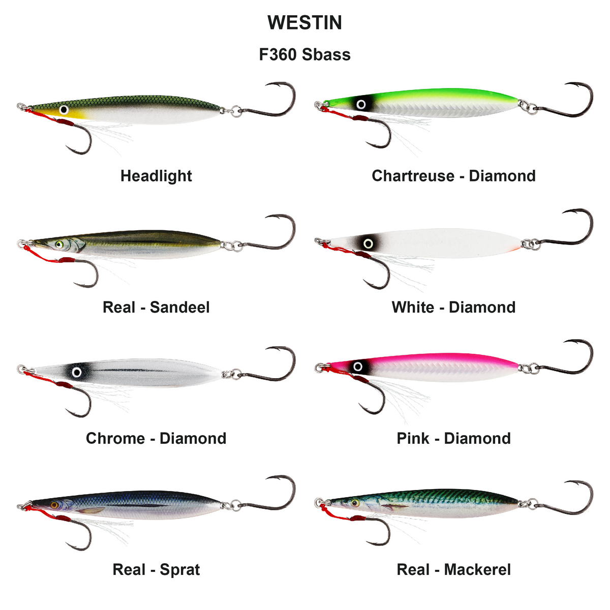 Farveoversigt – F360 Sbass