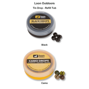You added <b><u>Loon Outdoors Tin Drop - Refill Tub</u></b> to basket.