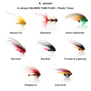 Farveoversigt – A.Jensen SALMON TUBE FLIES - Plastic Tubes
