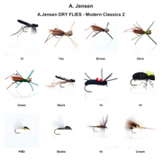 Farveoversigt – A.Jensen DRY FLIES - Modern Classics 2
