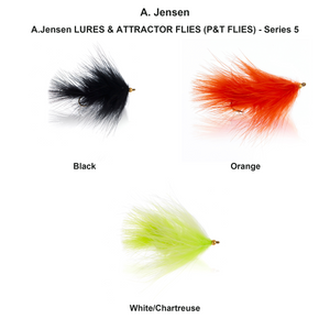 A.Jensen LURES & ATTRACTOR FLIES (P&T FLIES) - Series 5