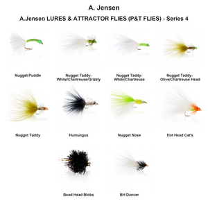 A.Jensen LURES & ATTRACTOR FLIES (P&T FLIES) - Series 4