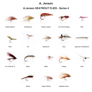 Farveoversigt – A.Jensen SEATROUT FLIES - Series 4