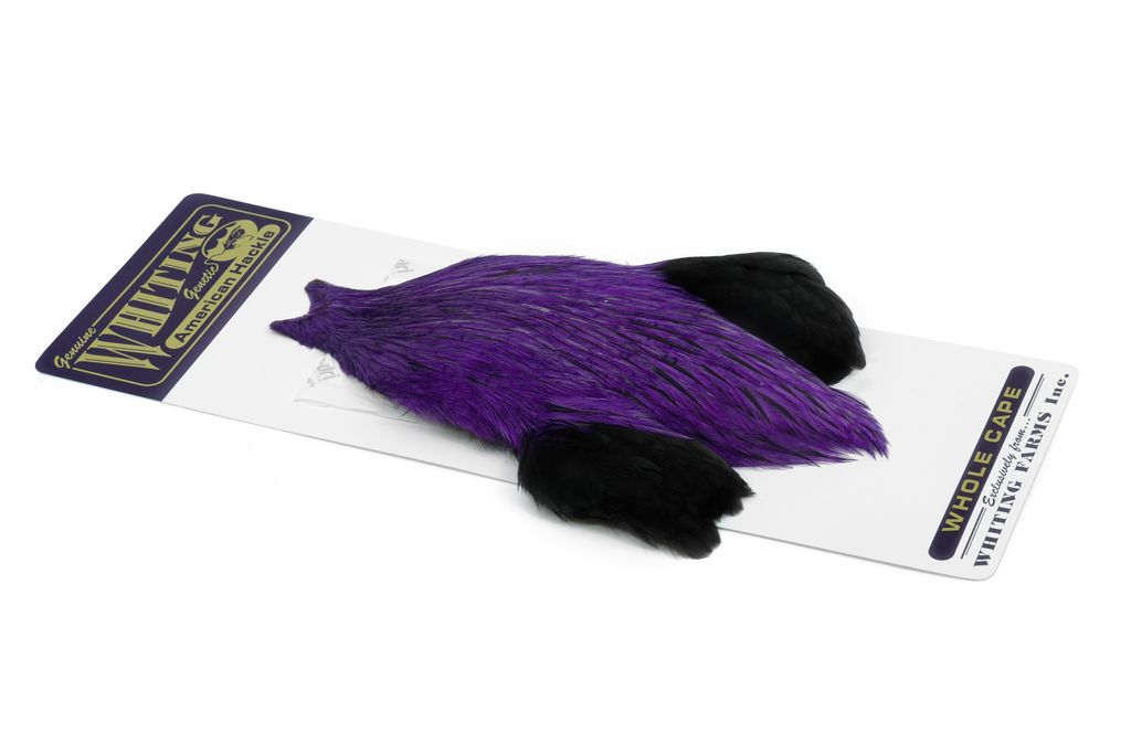 Whiting American Rooster Cape - Grizzly Hot Pink