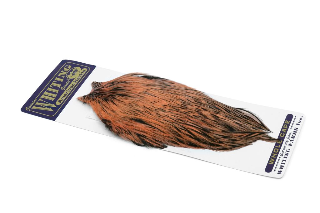 Whiting American Rooster Cape - Grizzly Hot Pink