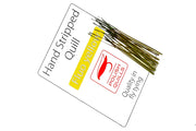 Hand Stripped Peacock Quill - Fl . Yellow