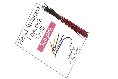 You added <b><u>Hand Stripped Peacock Quill - Soft Pink</u></b> to basket.