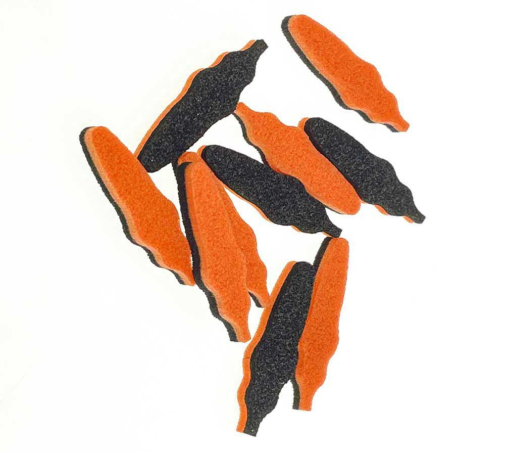 Foam Beetle Body #M - Orange/Sort