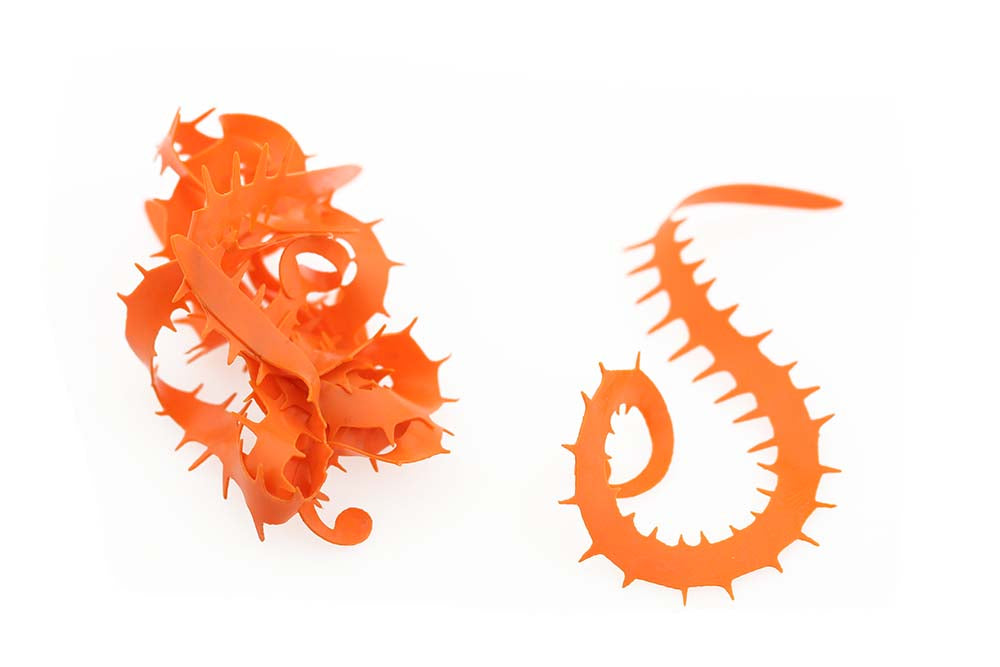 Spiked Rolla tails - Orange