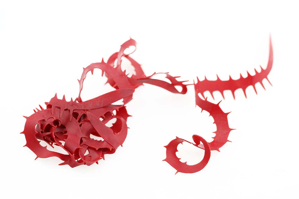 Spiked Rolla tails - Red