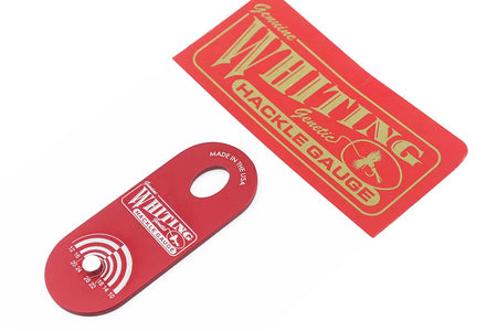 You added <b><u>Whiting Hackle Gauge - Ruby</u></b> to basket.