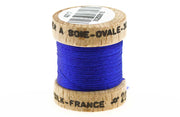 100% Pure French Silk - Kingfisher Blue