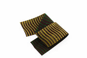 Barred Round Rubber Legs - Brown/Green/Gold
