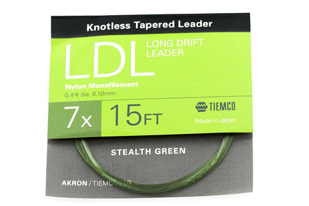 You added <b><u>Tiemco Long Drift Leader (LDL) 13ft 4X (0.16)</u></b> to basket.