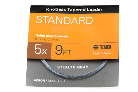 You added <b><u>Tiemco Akron Standard Nylon Leader - 12 Ft</u></b> to basket.