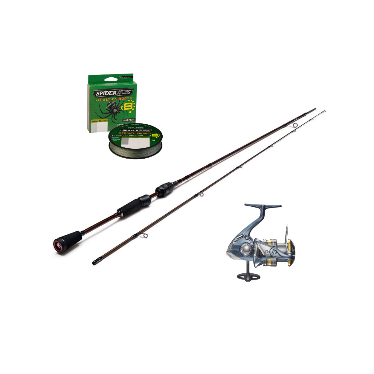 Lightweight fishing kit for fjord fishing or the lake
