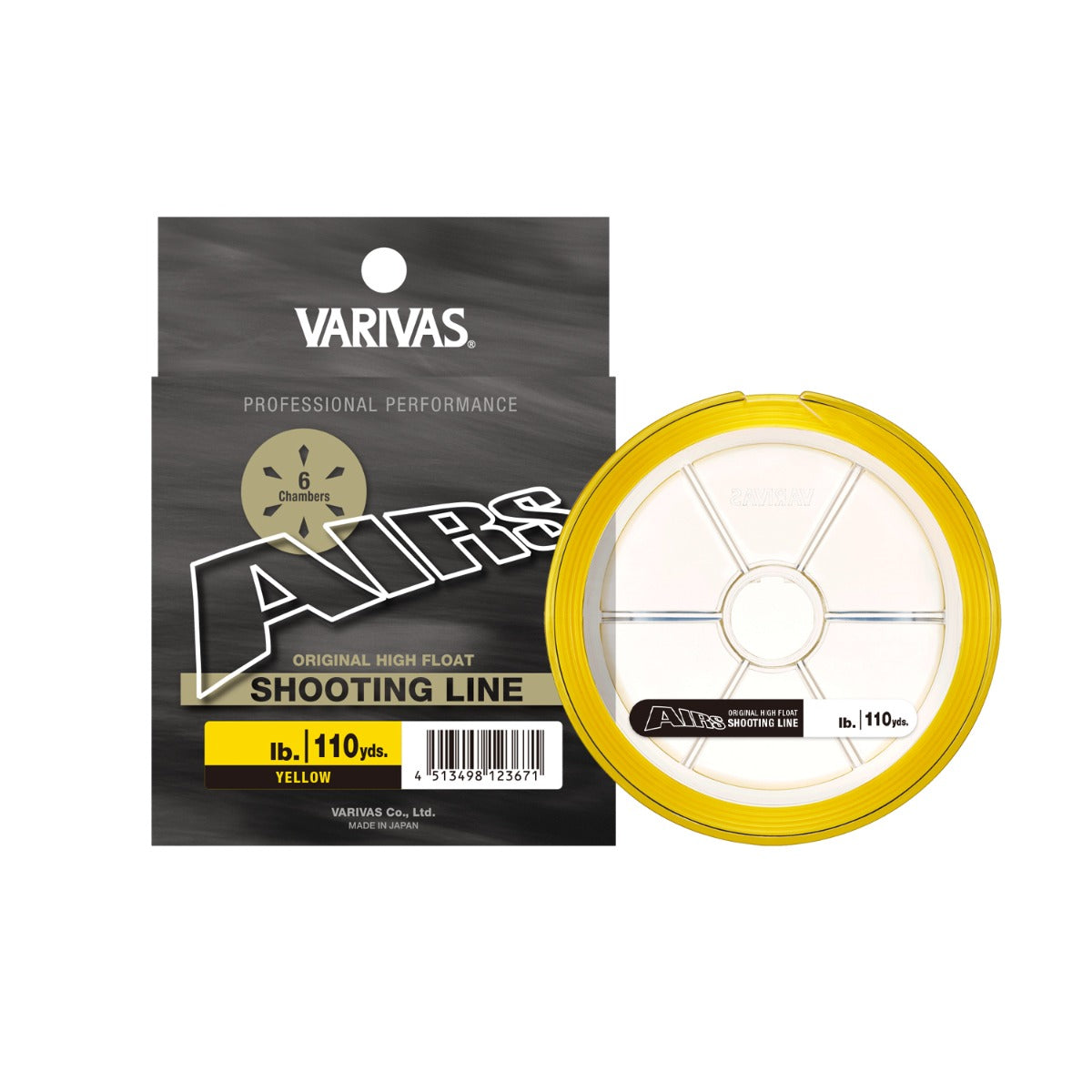 Varivas Airs Mono Shooting Line - Yellow