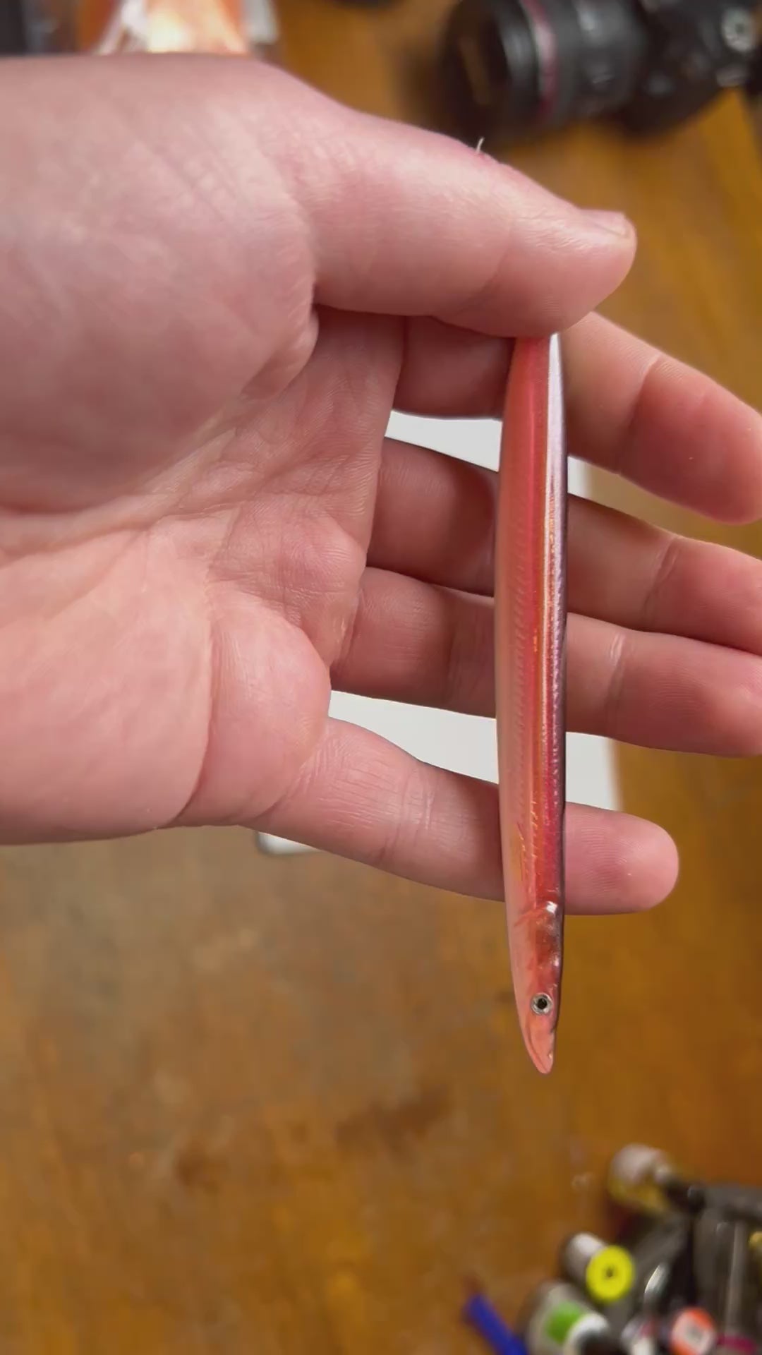Load video: RV-lures Handmade Sandeel