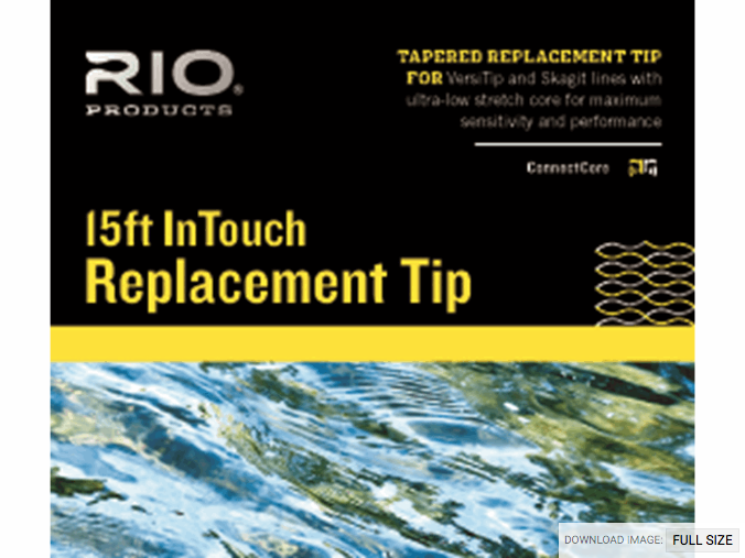 Replacement Tips Intermediate 15ft 4,6m Fluegrej RIO