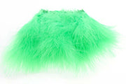 Strung/Blood Quill Marabou - Fl. Green