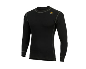 Aclima Warmwool Crewneck (Round neck) - Black